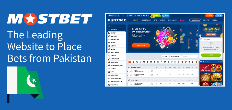 Mostbet Casino and Betting for Pakistani Users
